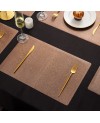 Washable Copper Dining Placemat