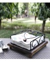 Wood Paper Napkin Holder