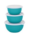 Turquoise White Euro Bowl